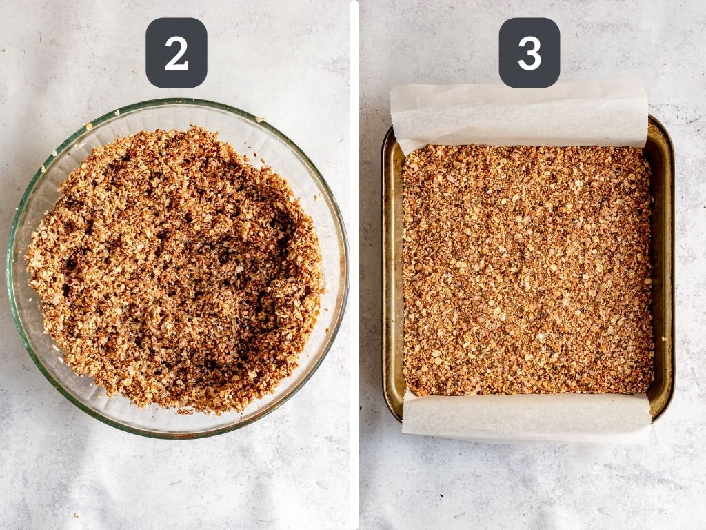 Coconut Pulp Granola Bars